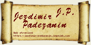 Jezdimir Padežanin vizit kartica